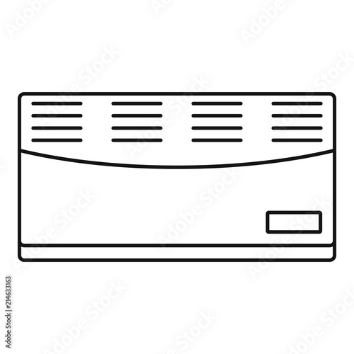 Convector icon. Outline illustration of convector vector icon for web design isolated on white background