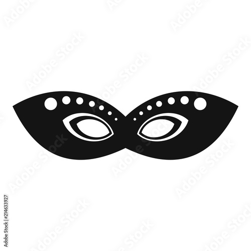 Festive event mask icon. Simple illustration of festive event mask vector icon for web design isolated on white background