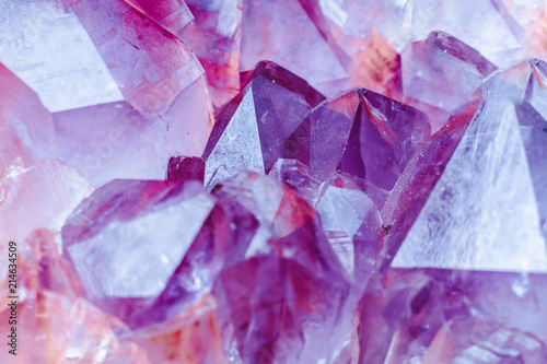 Crystal stone macro mineral surface
