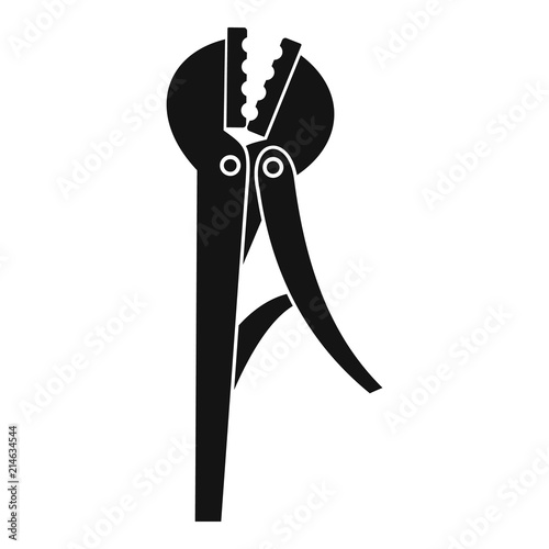 Pliers icon. Simple illustration of pliers vector icon for web design isolated on white background