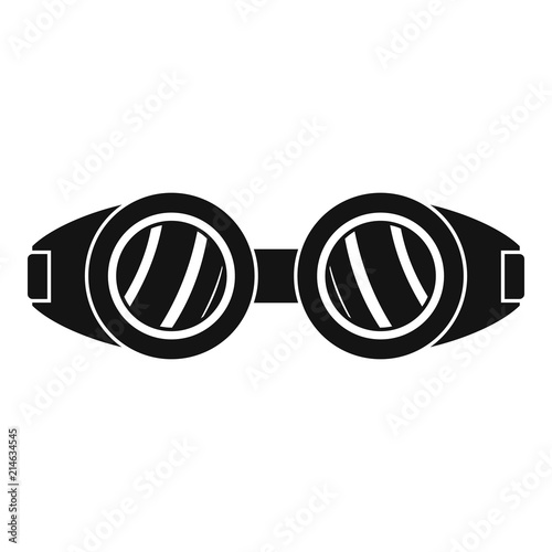 Welding glasses icon. Simple illustration of welding glasses vector icon for web design isolated on white background