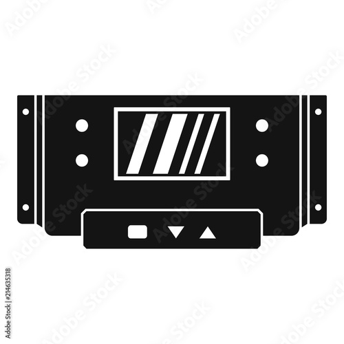 Digital panel icon. Simple illustration of digital panel vector icon for web design isolated on white background