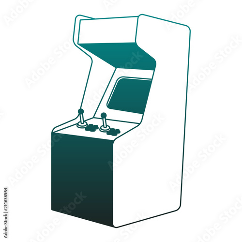Retro arcade videogame vector illustration graphic design