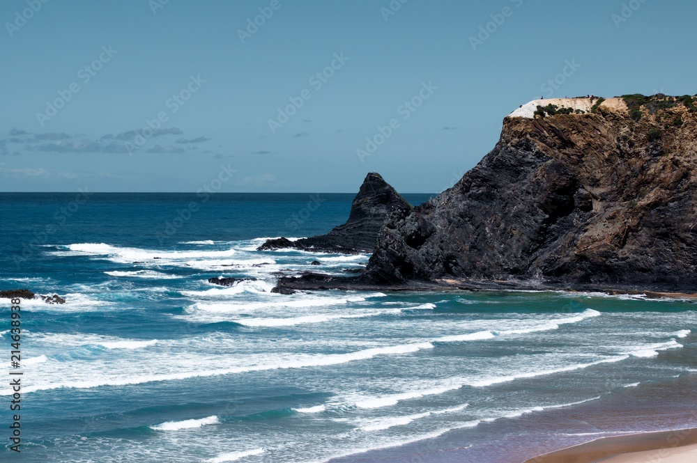 Fototapeta premium Praia de Odeceixe-Mar, Portugal