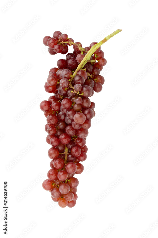 grapes seedless red with water drop isolated on white background grapes seedless red with water drop isolated on white background