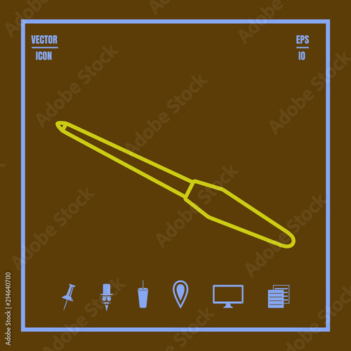 nailfile line vector icon