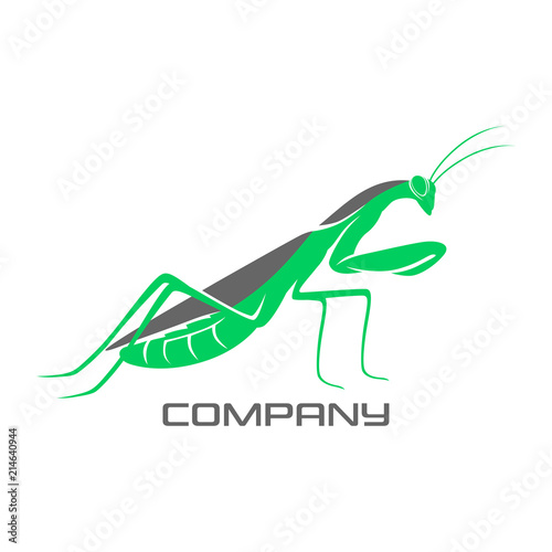 Modern mantis logo