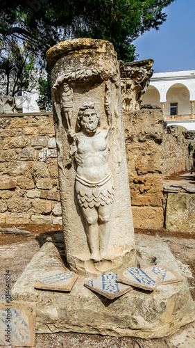 Ancient monuments of ruined Carthage. Tunisia