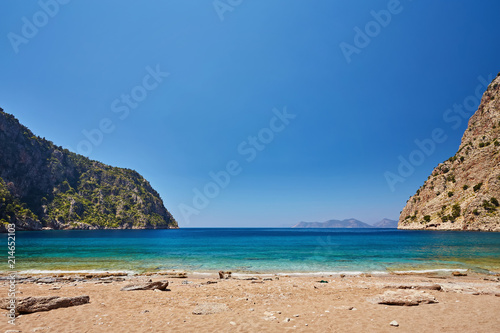 Oludeniz , Situated on Turkey of south-west coast, with it's pristine white beaches and amazingly blue waters, is one of the finest beaches in the world. © Ryzhkov Oleksandr