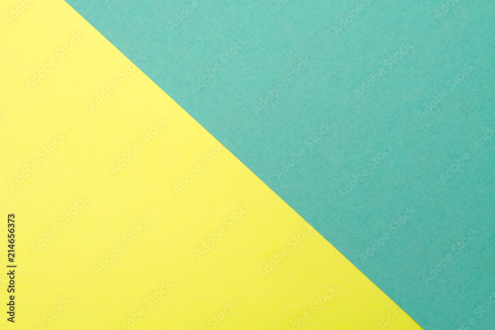 Yellow and turquoise color texture paper background. Geometric paper background. Yellow and turquoise color texture paper background. Geometric paper background.