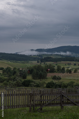 countryside on early morning 