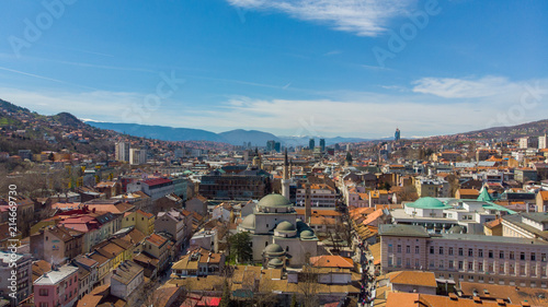 Sarajevo from air 