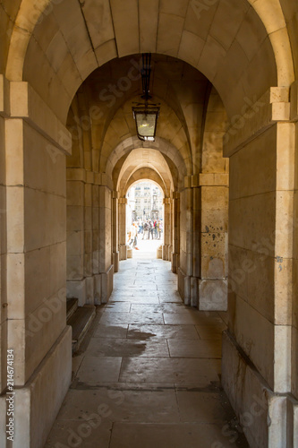 Walkway in Horse Guards © Martin