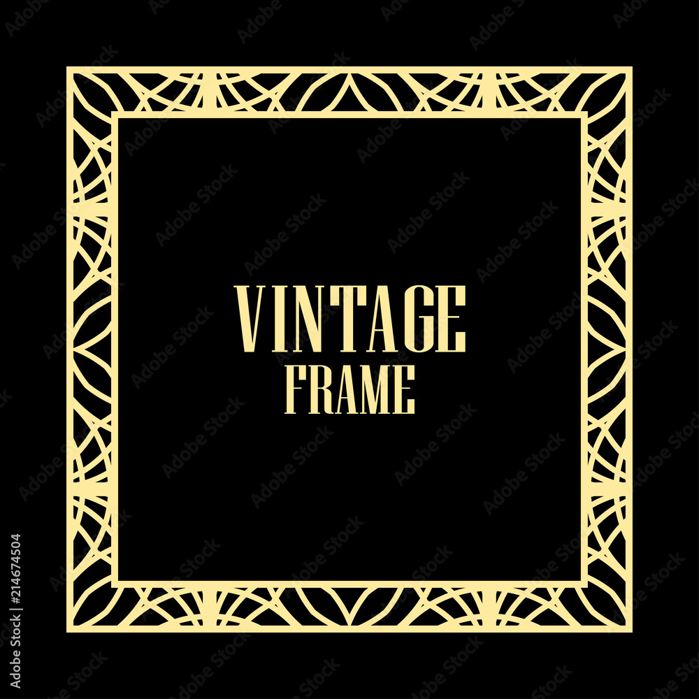Art Deco Frame Art Deco Frame