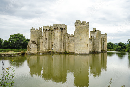 The historical Bodiam Castle