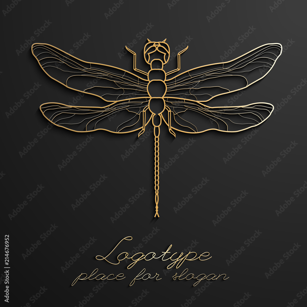 Dragonfly logo design vector illustration eps10. Designer creative logos. Dragonfly logo design vector illustration eps10. Designer creative logos.