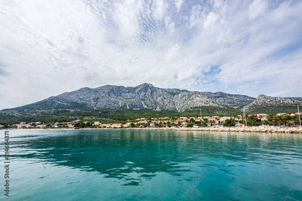 Fototapeta premium City of Orebic on Peljesac peninsula in summer, Croatia