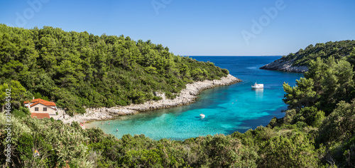 Zitna bay beach on Korcula island, Croatia