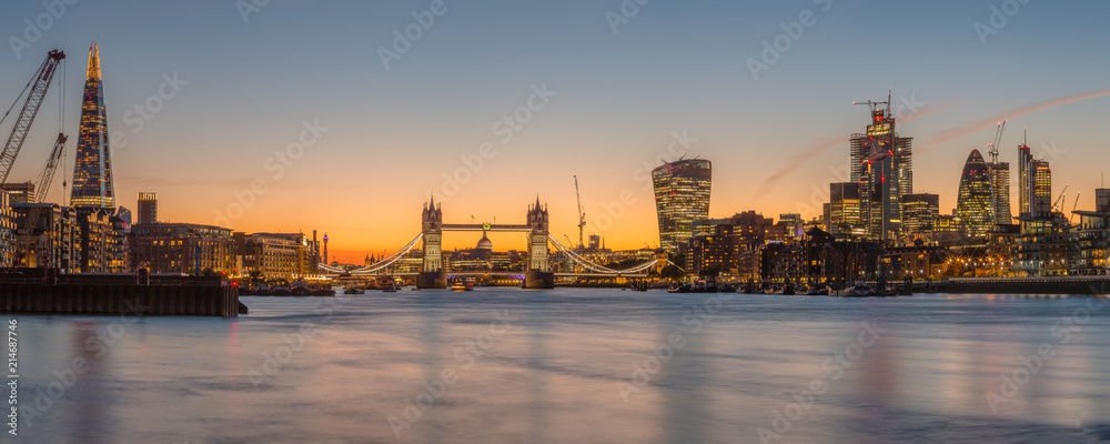 great view of the skyline of London