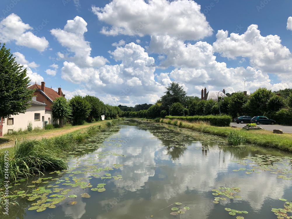 Fototapeta premium Loire in Mennetou-sur-Cher, Centre-Val de Loire, Frankreic