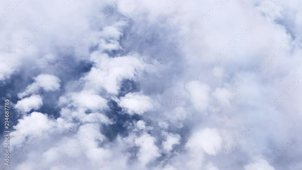 White clouds motion background. Aerial view from above White clouds motion background. Aerial view from above