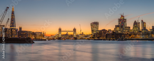 great view of the skyline of London