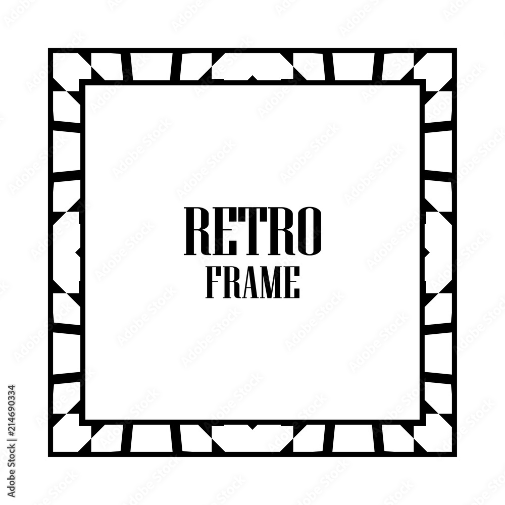 Art deco frame