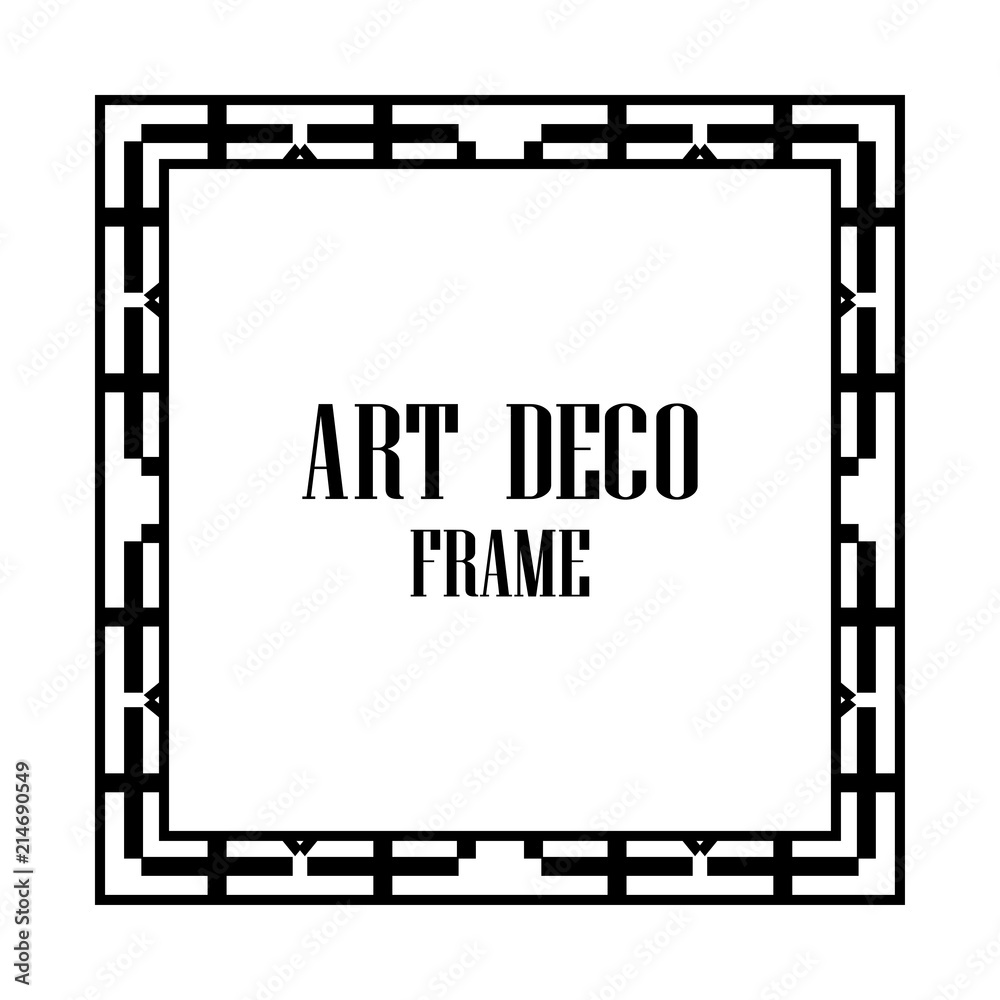 Obraz premium Art deco frame