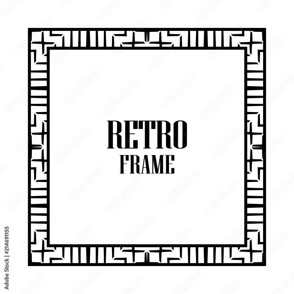 Art deco frame