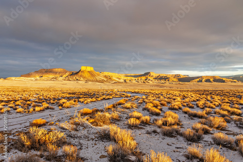 Golden Light On The Buttes