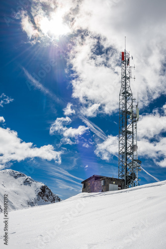 Cerler winter resort comunication antennas