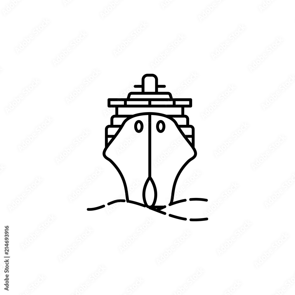 liner dusk style icon. Element of travel icon for mobile concept and web apps. Thin line liner dusk style icon can be used for web and mobile liner dusk style icon. Element of travel icon for mobile concept and web apps. Thin line liner dusk style icon can be used for web and mobile