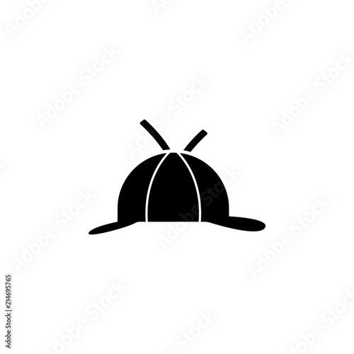 detective cap icon. Element of detective icon for mobile concept and web apps. Glyph detective cap icon can be used for web and mobile