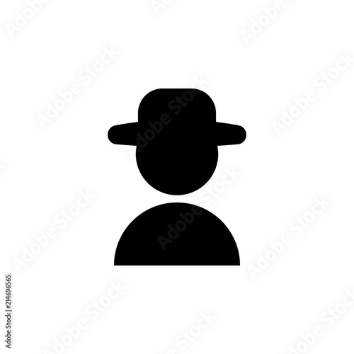 agent icon. Element of web icon for mobile concept and web apps. Glyph agent icon can be used for web and mobile