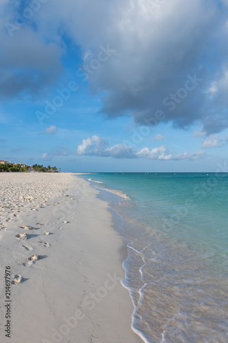 Fototapeta Naklejka Na Ścianę i Meble -  Aruba view of Eagle Beach