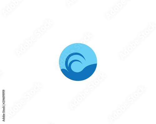 Water wave Logo Template