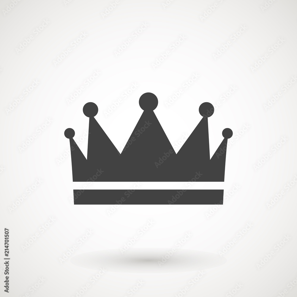 Crown Icon in trendy flat style isolated on white background. Crown symbol for your web site design, logo, app, UI. Vector illustration, EPS10. Crown Icon in trendy flat style isolated on white background. Crown symbol for your web site design, logo, app, UI. Vector illustration, EPS10.