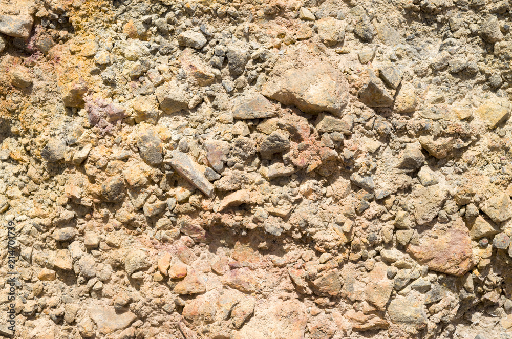 Rough volcanic stones closeup Rough volcanic stones closeup