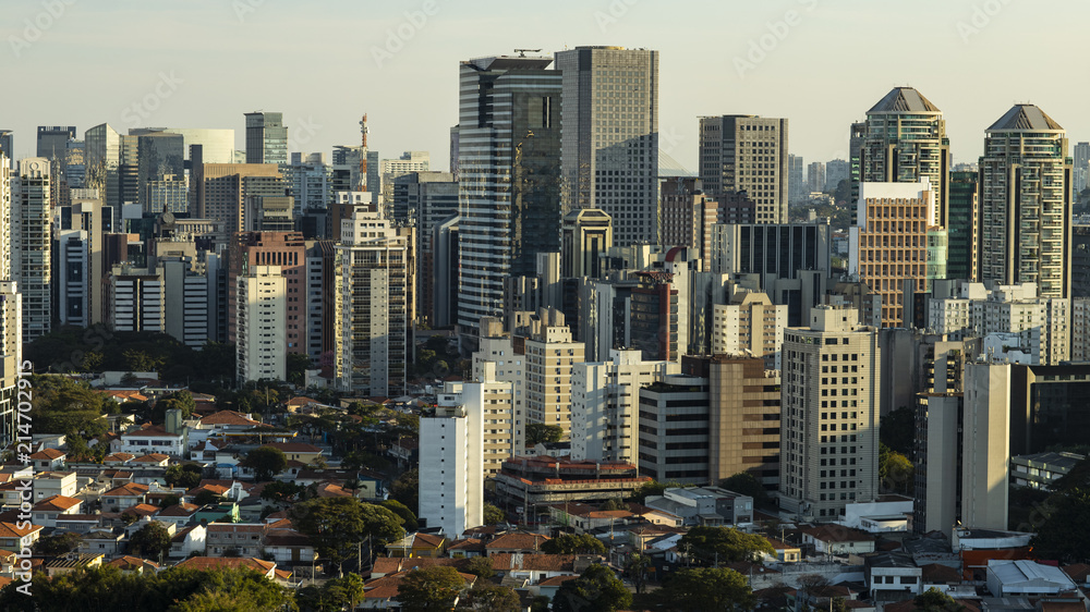 Sao Paulo Brazil, large city, large buildings, South America