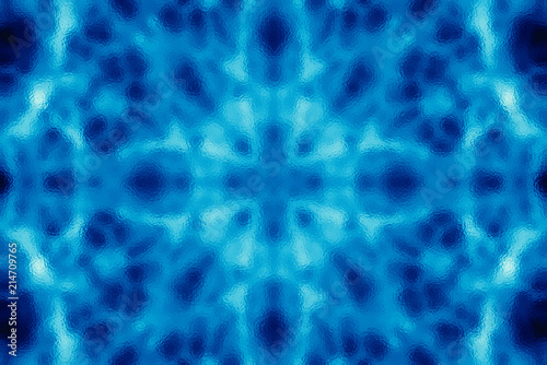 Dark blue abstract glass texture background, design pattern template © hdesert