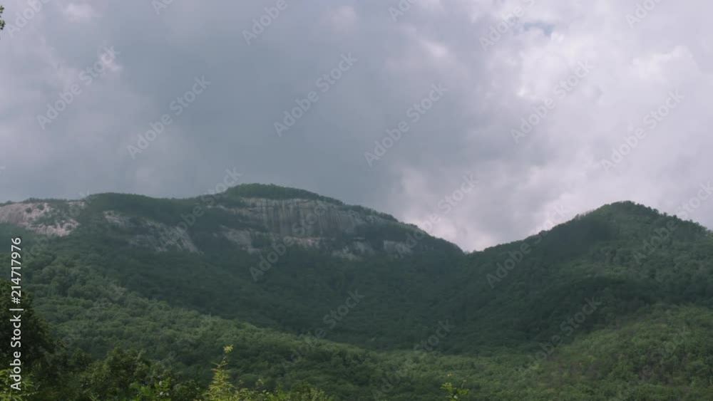 A time lapse of table rock with rain clouds. A time lapse of table rock with rain clouds.