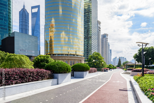 Canvas Print Urban scenery in Shanghai, China
