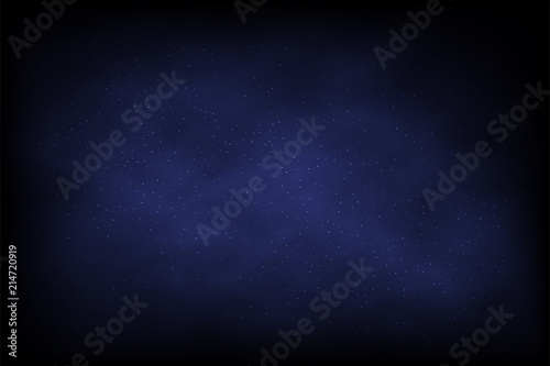 Night sky. Vector abstract background.