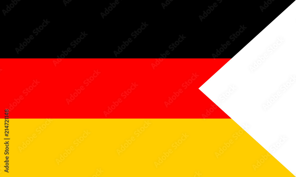 Flag of Germany. Symbol of Independence Day, souvenir soccer game banner, language button, icon. Flag of Germany. Symbol of Independence Day, souvenir soccer game banner, language button, icon.
