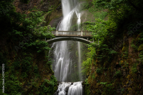 Multnomah Falls in Columbia River Gorge, Oregon, VS
