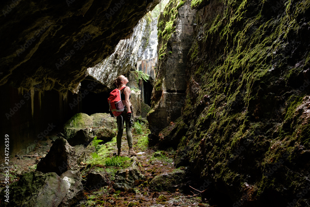 explore ancient fortress cave