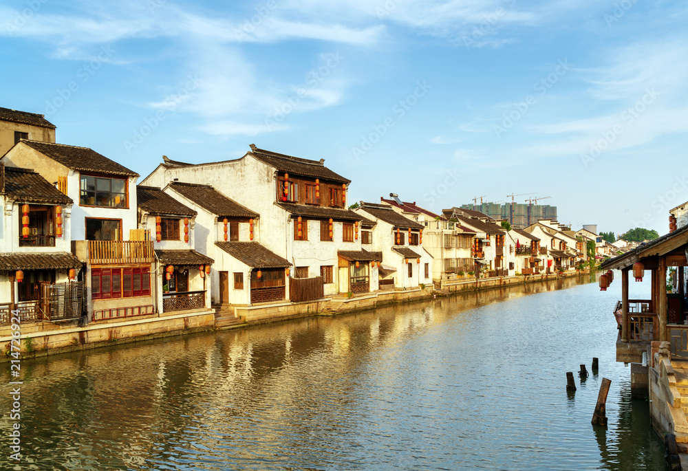 Historic scenic old town Wuzhen, China