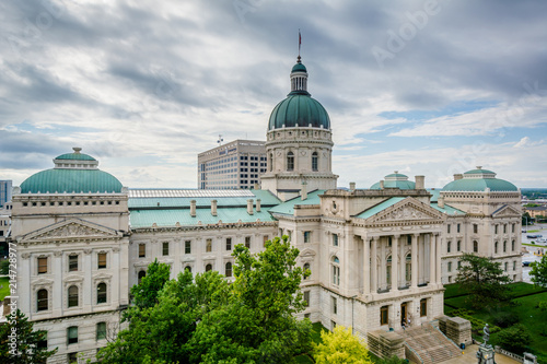 The Indiana State House in Indianapolis, Indiana