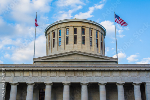 Foto The Ohio Statehouse, in Columbus, Ohio.