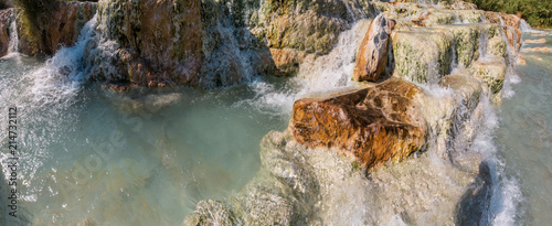 Natural spa Saturnia thermal baths, Italy photo